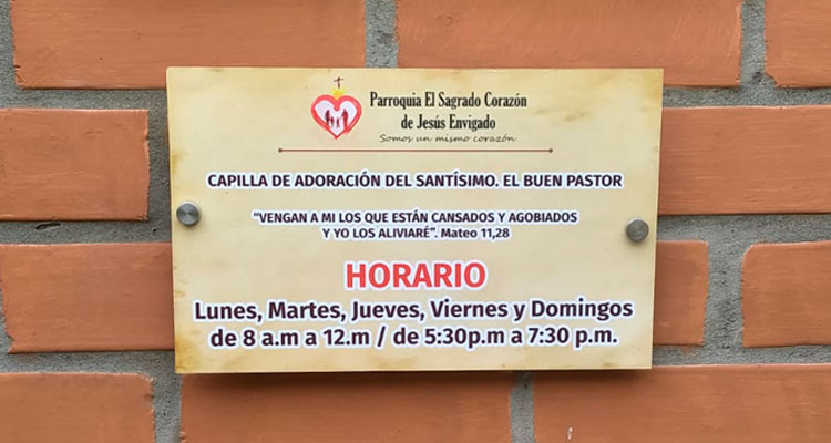 Horarios adoracion el santisimo parroquia el sagrado corazon de jesus envigado