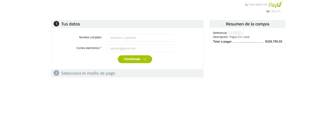 Pago PayU del predial