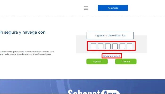 Clave dinamica para acceder al pago del predial sabaneta